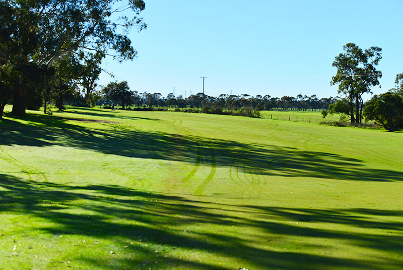 Tenth hole fairway