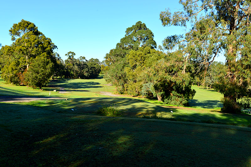 18th hole tee